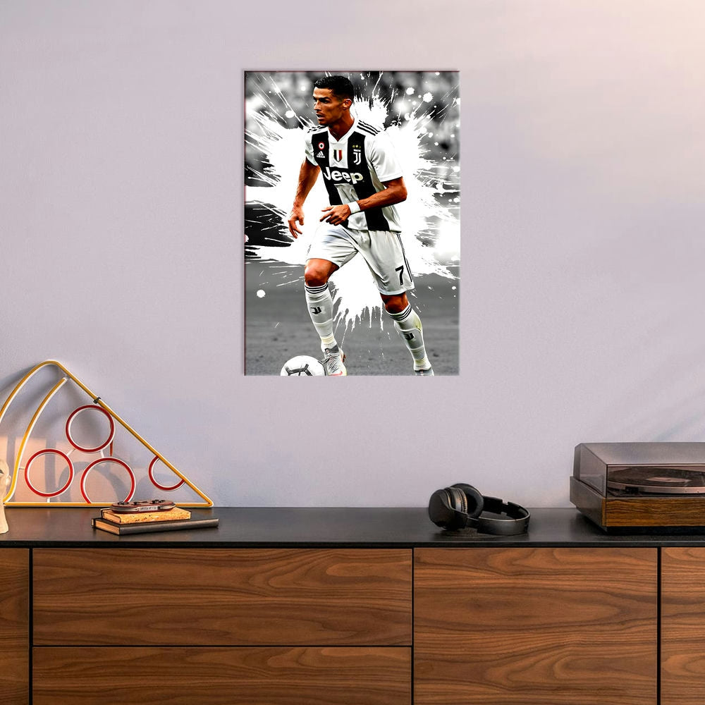 Metal Poster - Footballer Cristiano Ronaldo F03 Mobile Case by CoverMeUp - Style 6