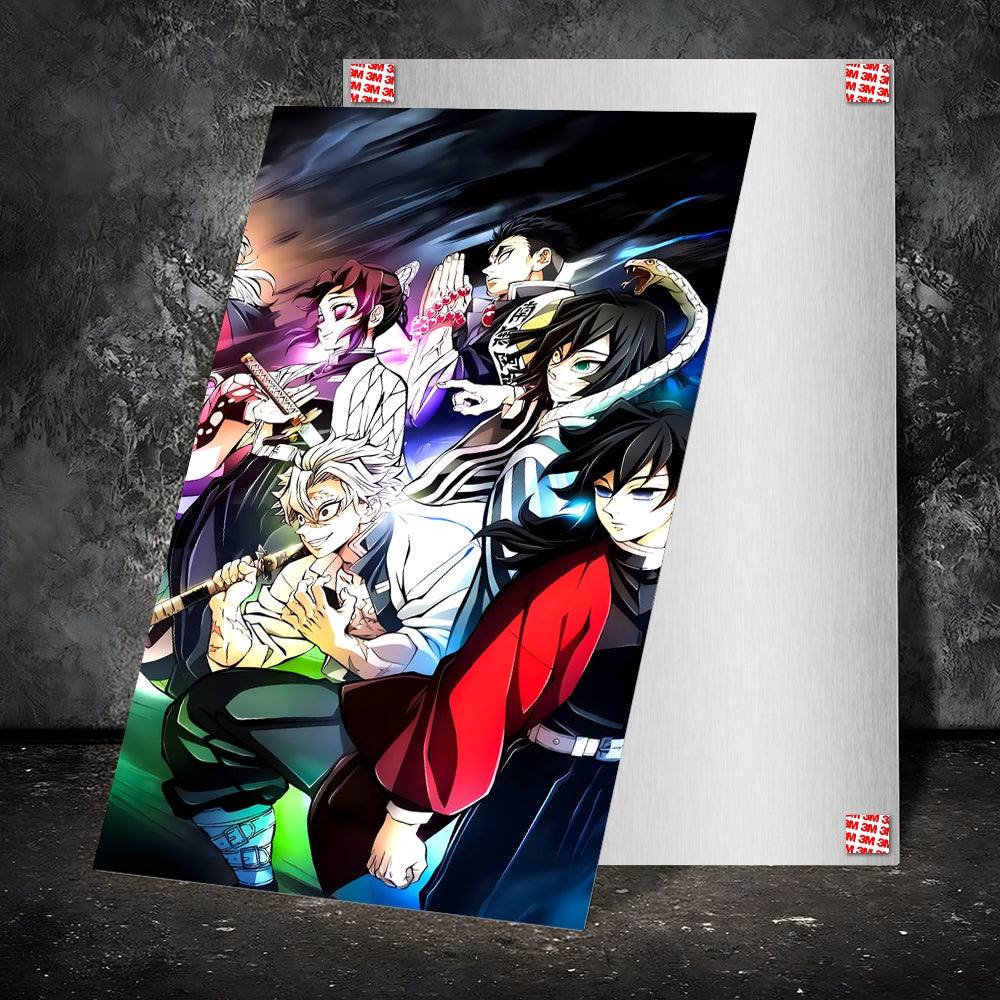 Metal Poster - Anime Demon Slayer DS01 Mobile Case by CoverMeUp - Style 2