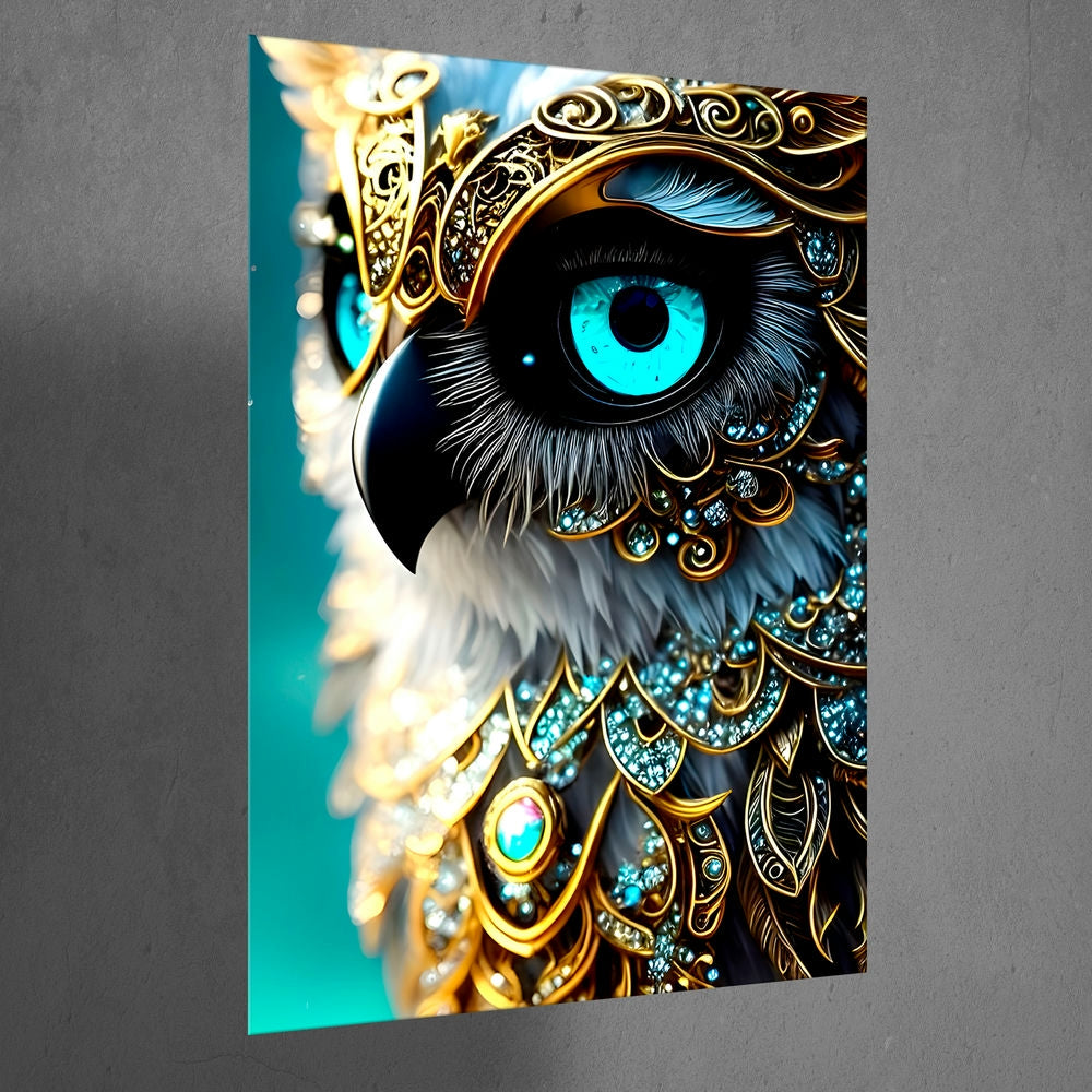 Metal Poster - Wildlife Owl WO03 Mobile Case by CoverMeUp - Style 3
