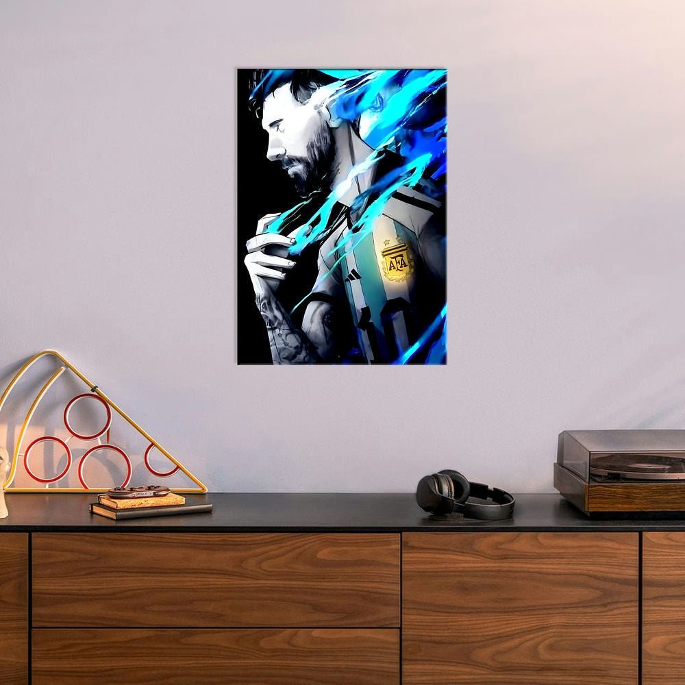 Metal Poster - Footballer Lionel Messi LM03 Mobile Case by CoverMeUp - Style 6