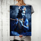 Metal Poster - Lord Krishna LK08 Mobile Case by CoverMeUp - Style 8