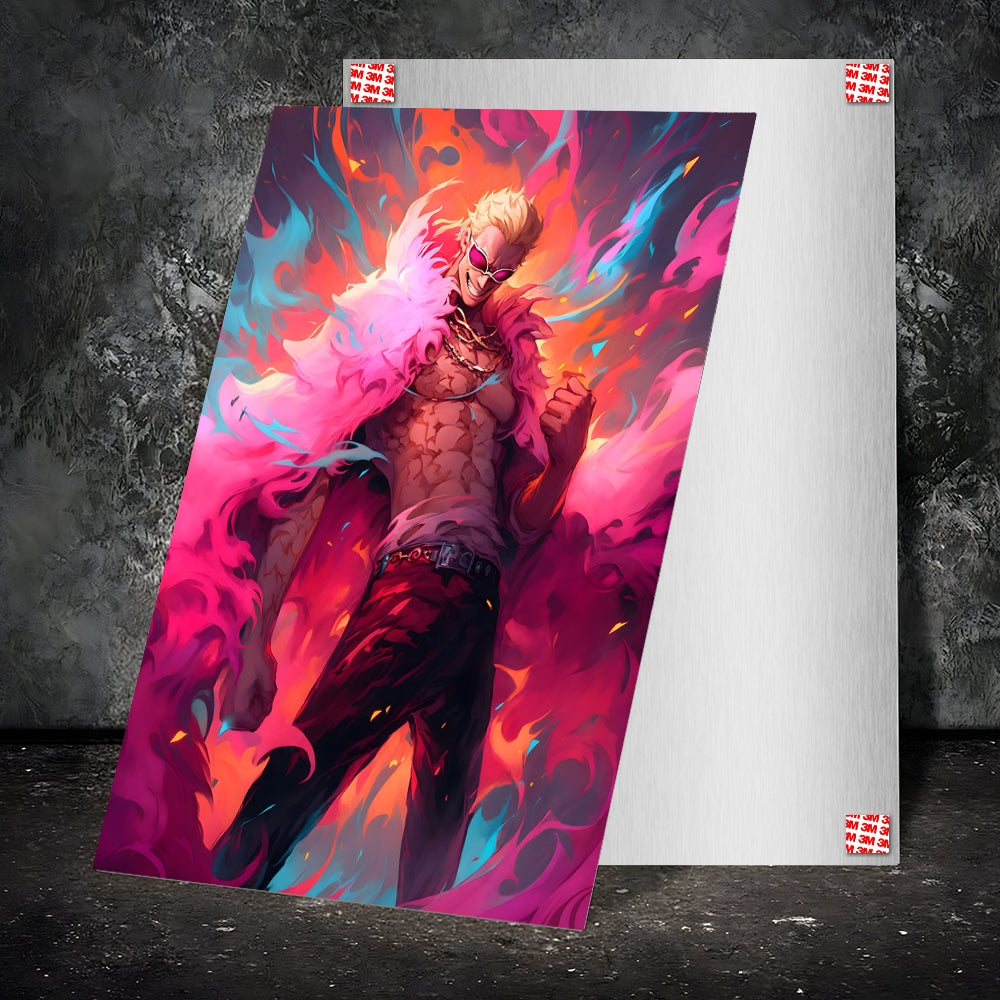 Metal Poster - Anime One Piece Doflamingo OP61 Mobile Case by CoverMeUp - Style 2