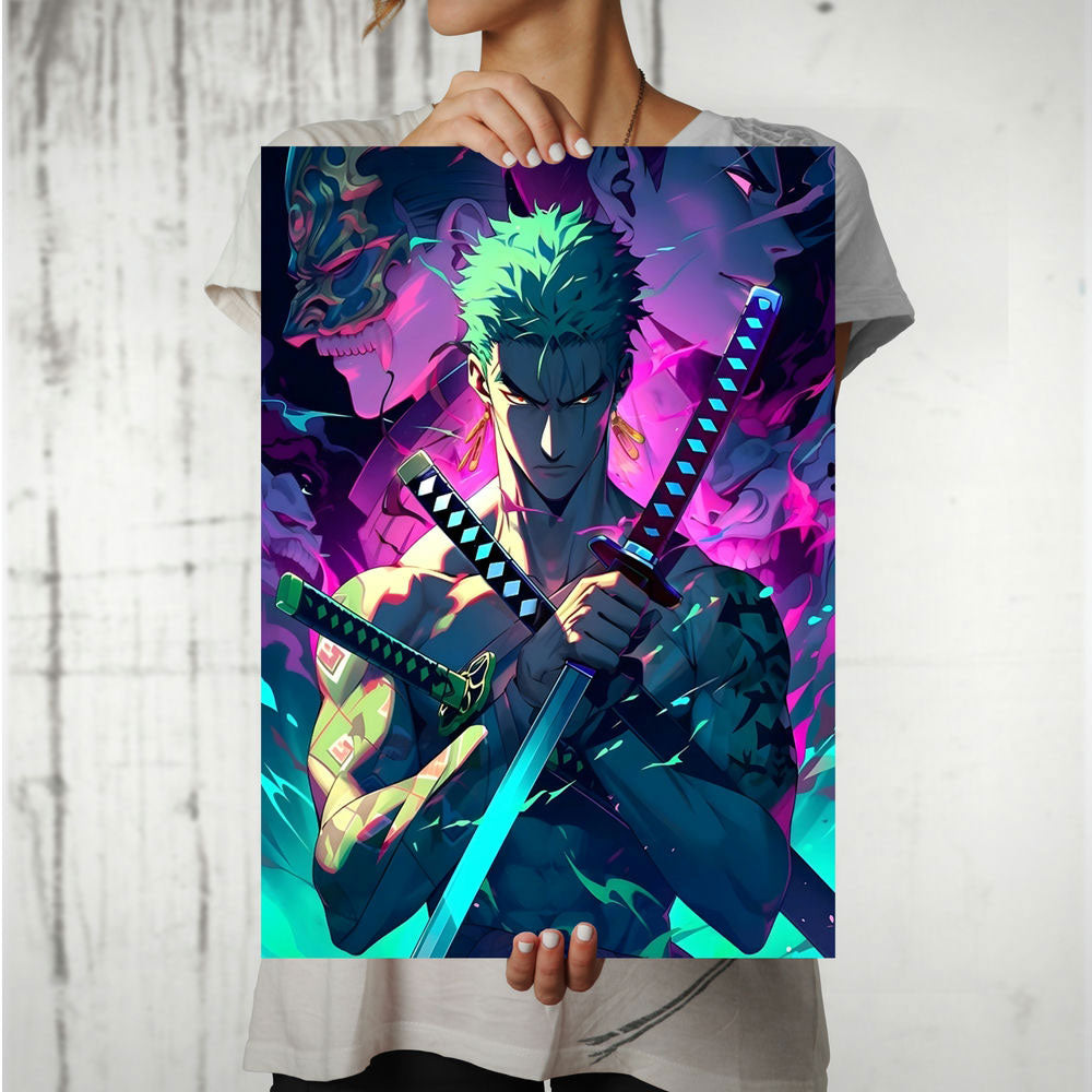 Metal Poster - One Piece Roronoa Zoro OP32 Mobile Case by CoverMeUp - Style 8