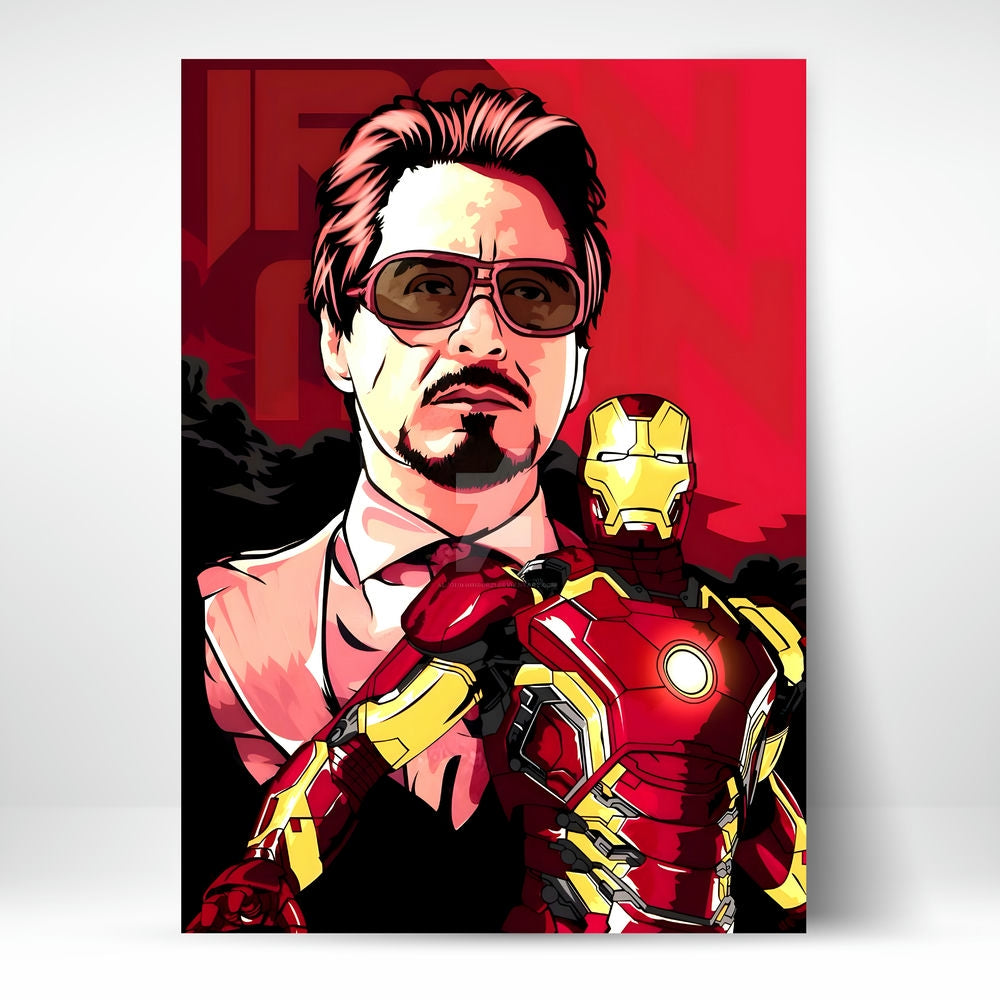 Metal Poster - Superhero Iron Man IM07 Mobile Case by CoverMeUp