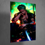 Metal Poster - One Piece Roronoa Zoro OP40 Mobile Case by CoverMeUp - Style 3