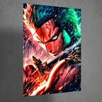 Metal Poster - One Piece Roronoa Zoro OP37 Mobile Case by CoverMeUp - Style 3