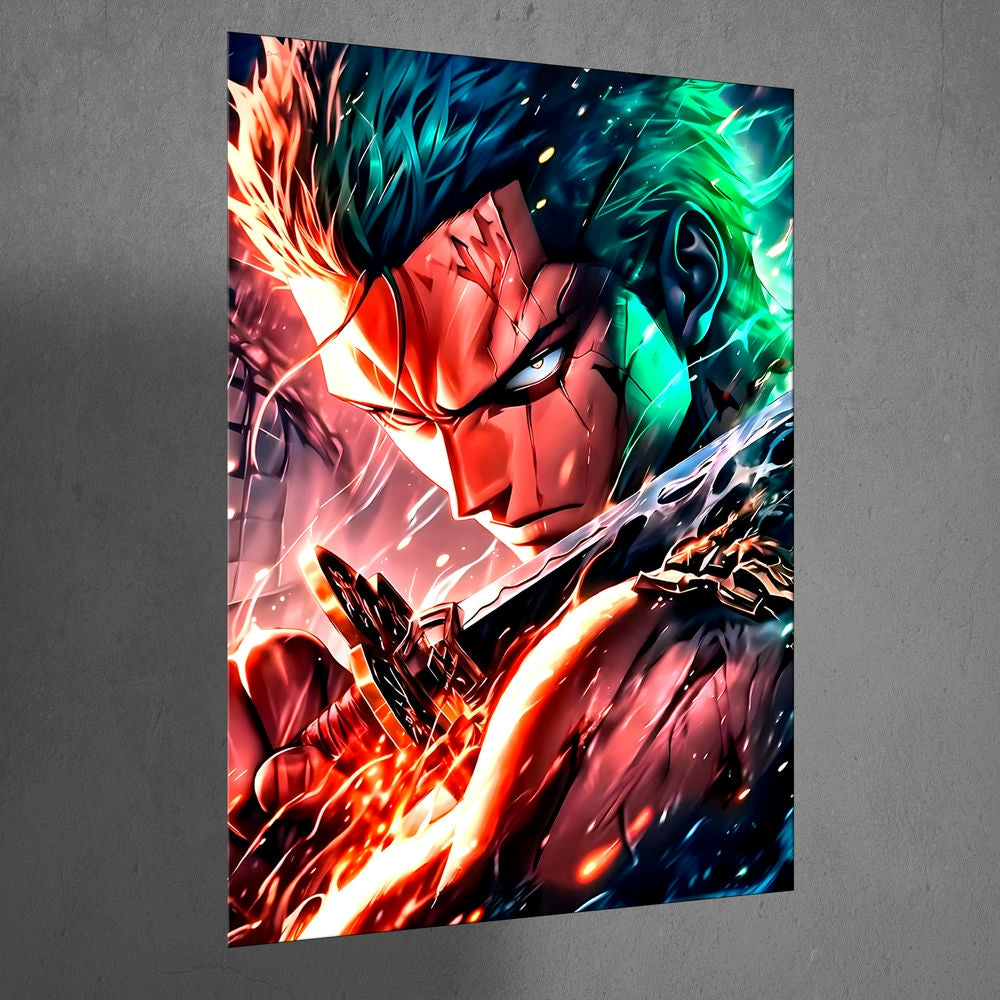 Metal Poster - One Piece Roronoa Zoro OP37 Mobile Case by CoverMeUp - Style 3