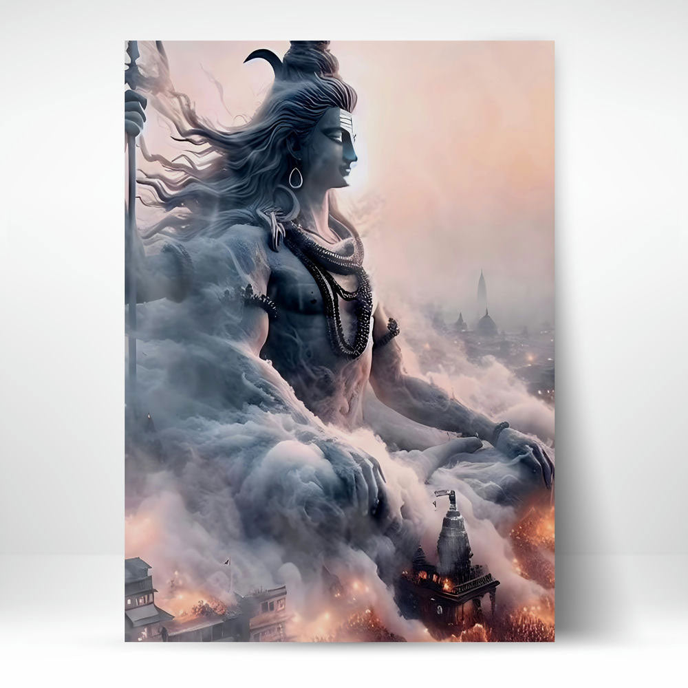 Metal Poster - Lord Shiva LS06 Mobile Case by CoverMeUp