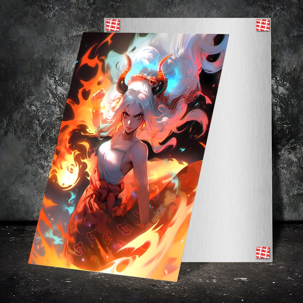 Metal Poster - Anime One Piece Yamato OP71 Mobile Case by CoverMeUp - Style 2