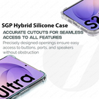 Samsung Galaxy S26 Ultra Anti Fallan Shockproof Clear Case - Transparent Mobile Case by CoverMeUp - Style 7
