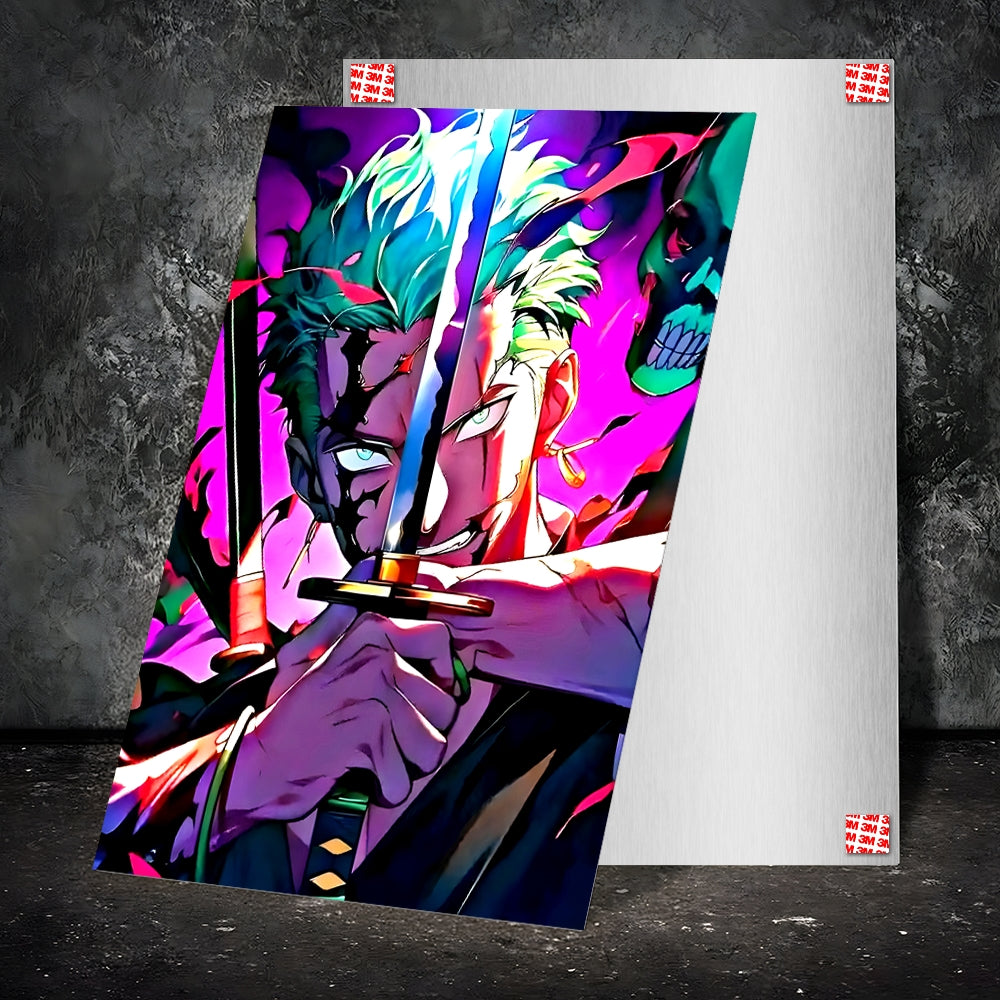 Metal Poster - One Piece Roronoa Zoro OP52 Mobile Case by CoverMeUp - Style 2