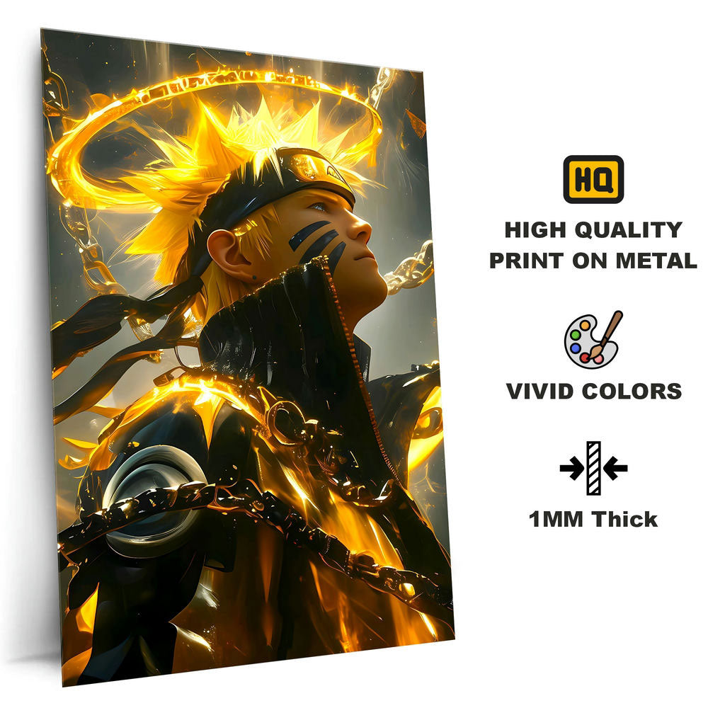 Metal Poster - Minato Namikaze Mobile Case by CoverMeUp - Style 4