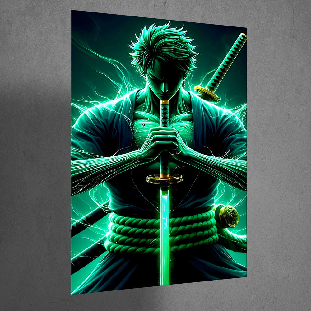 Metal Poster - One Piece Roronoa Zoro OP45 Mobile Case by CoverMeUp - Style 3