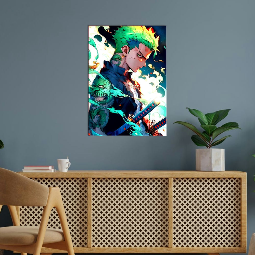 Metal Poster - One Piece Roronoa Zoro OP46 Mobile Case by CoverMeUp - Style 5