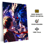 Metal Poster - Anime Light Yagami X Ryuk Death Note Mobile Case by CoverMeUp - Style 4