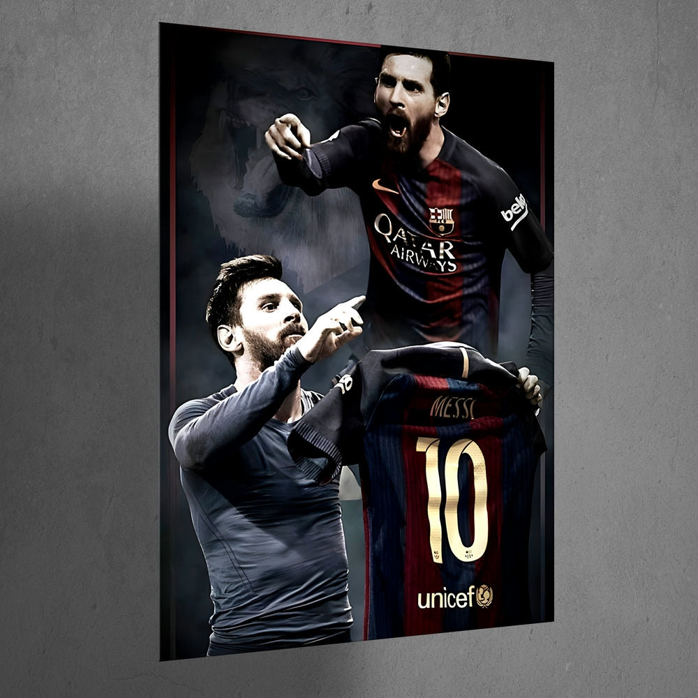 Metal Poster - Footballer Lionel Messi LM05 Mobile Case by CoverMeUp - Style 3