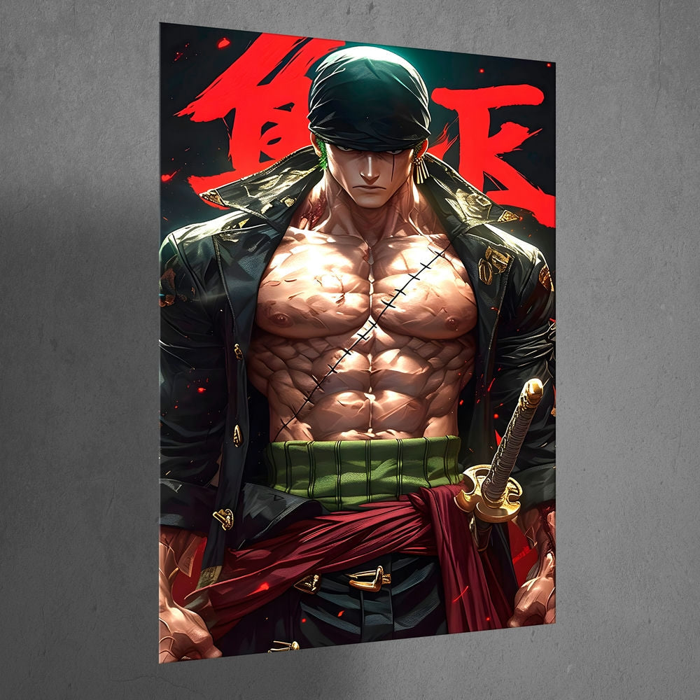 Metal Poster - One Piece Roronoa Zoro OP48 Mobile Case by CoverMeUp - Style 3