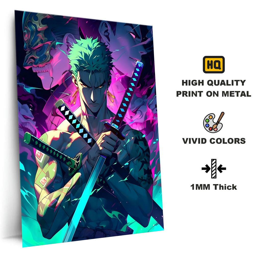 Metal Poster - One Piece Roronoa Zoro OP32 Mobile Case by CoverMeUp - Style 4