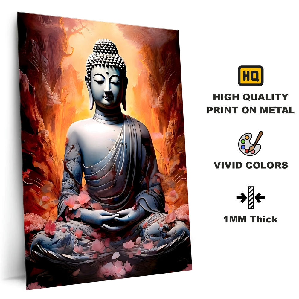Metal Poster - Lord Buddha LB19 Mobile Case by CoverMeUp - Style 4