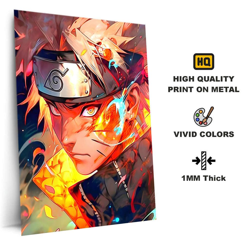 Metal Poster - Naruto Uzumaki NAR02 Mobile Case by CoverMeUp - Style 4