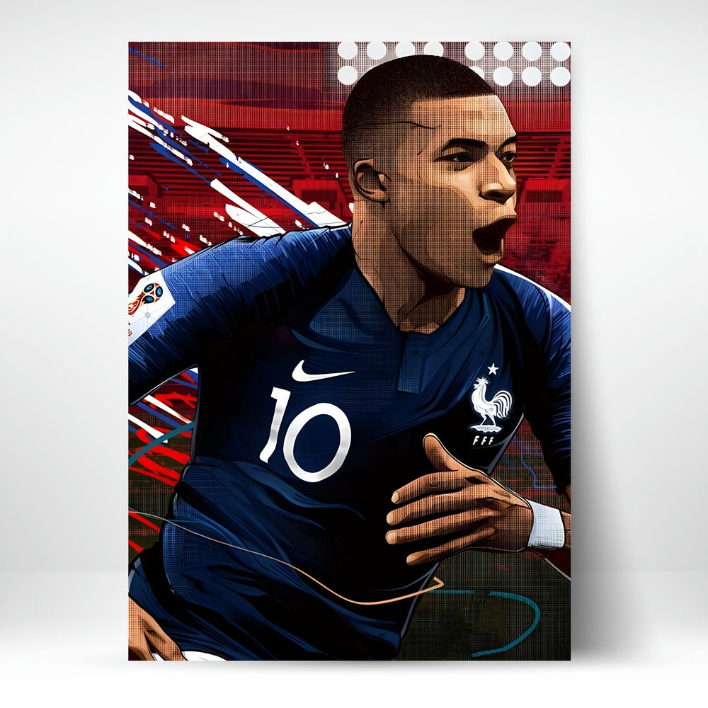 Metal Poster - Footballer Kylian Mbappe KM01 Mobile Case by CoverMeUp