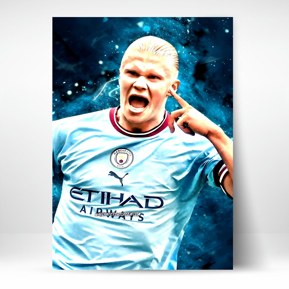 Metal Poster - Footballer Erling Haaland EH02 Mobile Case by CoverMeUp