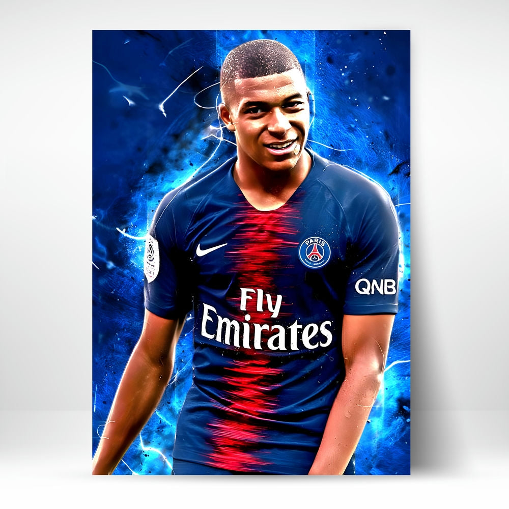 Metal Poster - Footballer Kylian Mbappe KM02 Mobile Case by CoverMeUp