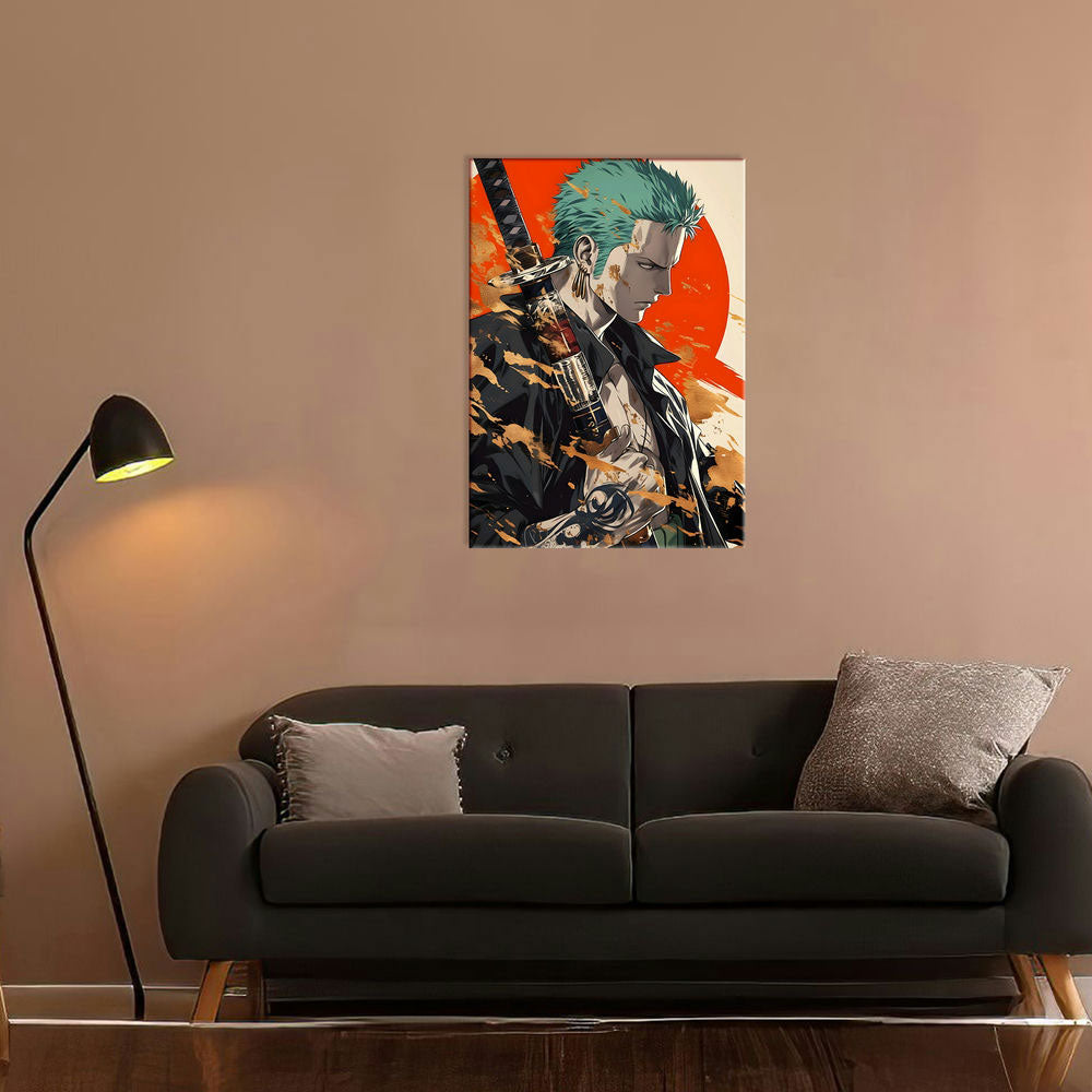 Metal Poster - One Piece Roronoa Zoro OP31 Mobile Case by CoverMeUp - Style 7