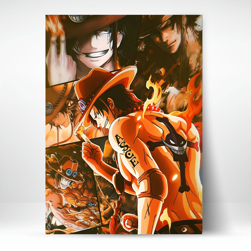 Metal Poster - One Piece Portgas D Ace OP20 Mobile Case by CoverMeUp