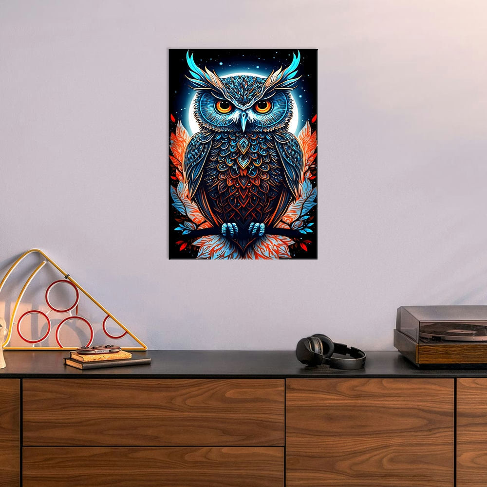 Metal Poster - Wildlife Owl WO02 Mobile Case by CoverMeUp - Style 6