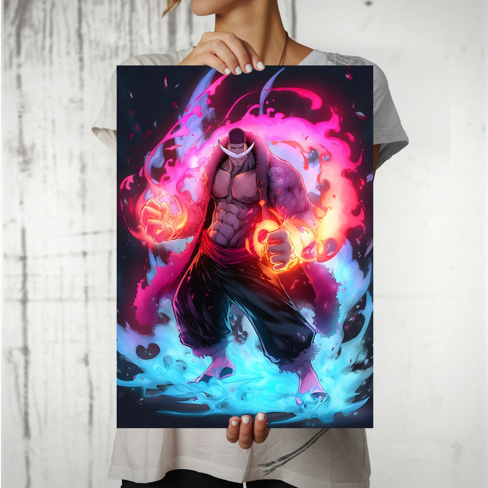 Metal Poster - Anime One Piece Edward Newgate OP62 Mobile Case by CoverMeUp - Style 8