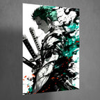 Metal Poster - One Piece Roronoa Zoro OP43 Mobile Case by CoverMeUp - Style 3