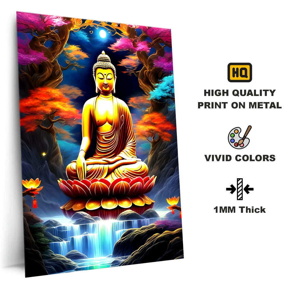 Metal Poster - Lord Buddha LB25 Mobile Case by CoverMeUp - Style 4