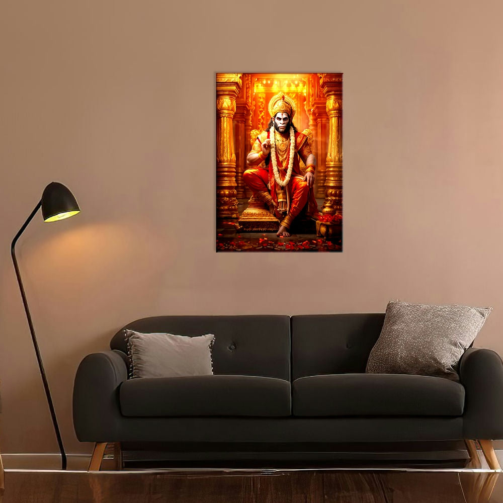 Metal Poster - Lord Hanuman LH05 Mobile Case by CoverMeUp - Style 7