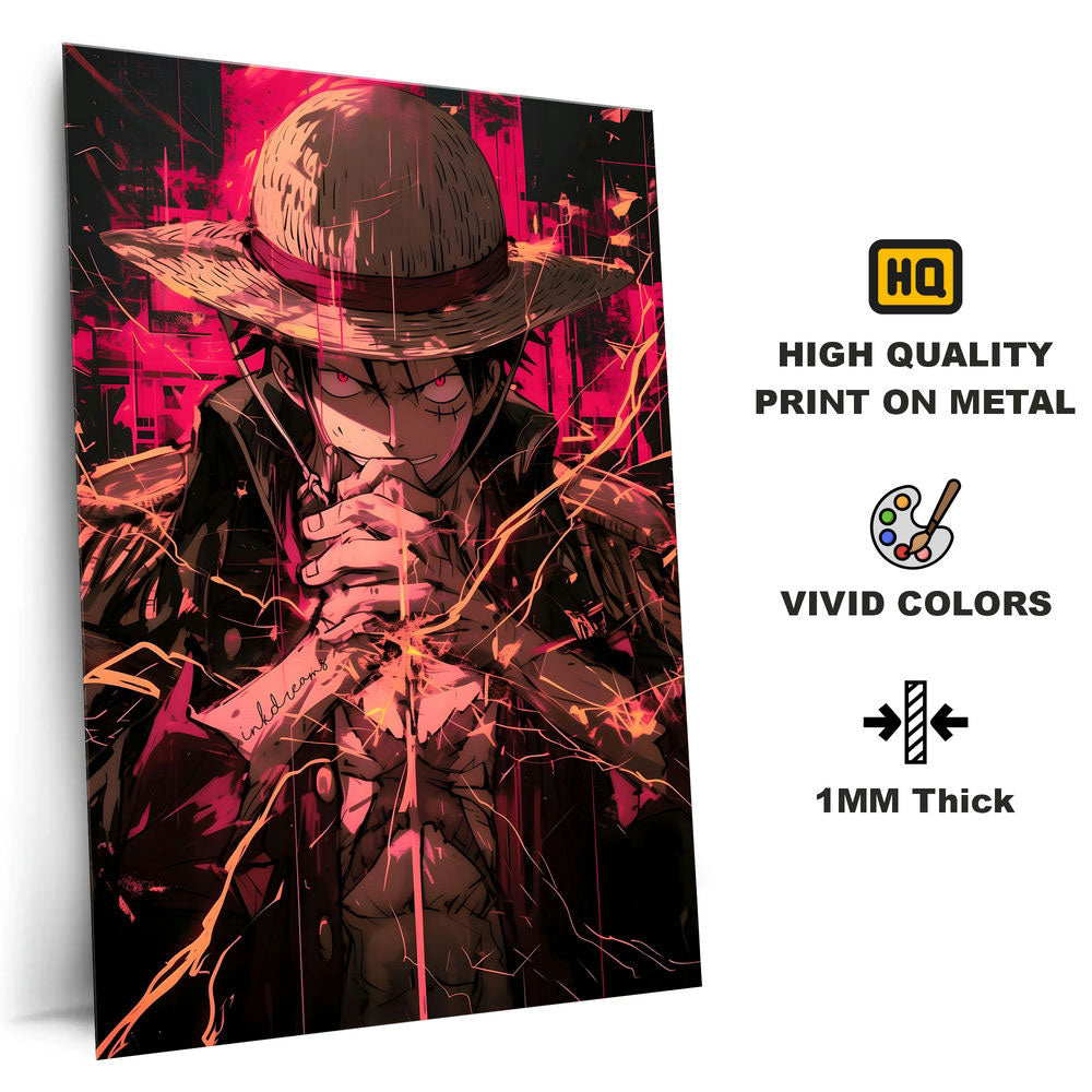 Metal Poster - One Piece Monkey D Luffy OP06 Mobile Case by CoverMeUp - Style 4
