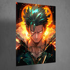 Metal Poster - One Piece Roronoa Zoro OP22 Mobile Case by CoverMeUp - Style 3