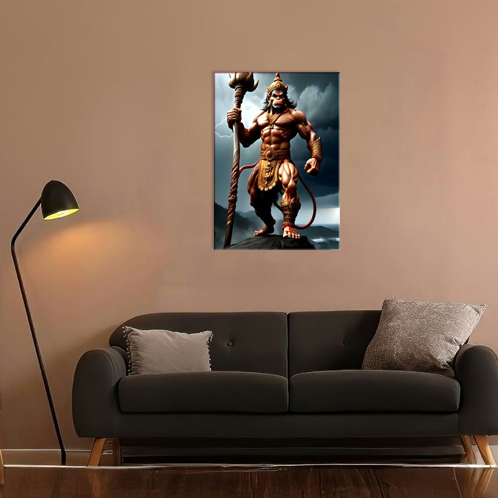 Metal Poster - Lord Hanuman LH06 Mobile Case by CoverMeUp - Style 7