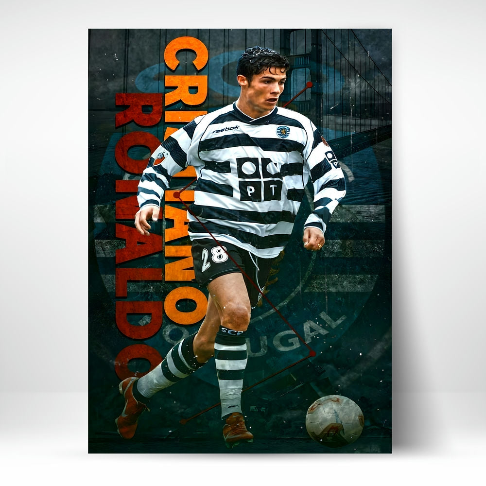 Metal Poster - Footballer Cristiano Ronaldo F04 Mobile Case by CoverMeUp