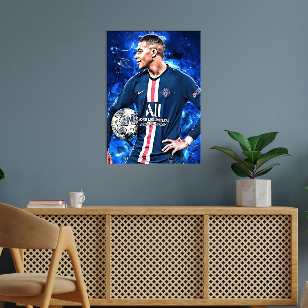 Metal Poster - Footballer Kylian Mbappe KM04 Mobile Case by CoverMeUp - Style 5