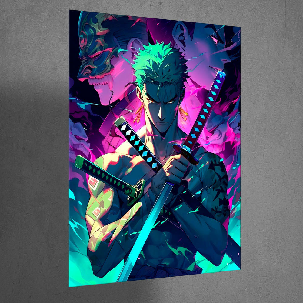 Metal Poster - One Piece Roronoa Zoro OP32 Mobile Case by CoverMeUp - Style 3