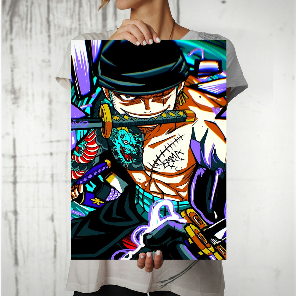 Metal Poster - One Piece Roronoa Zoro OP39 Mobile Case by CoverMeUp - Style 8