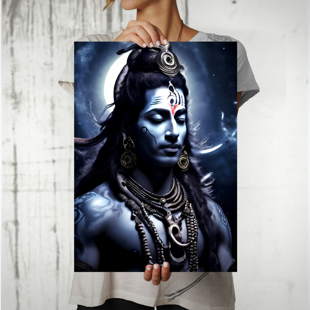 Metal Poster - Lord Shiva LS20 Mobile Case by CoverMeUp - Style 8