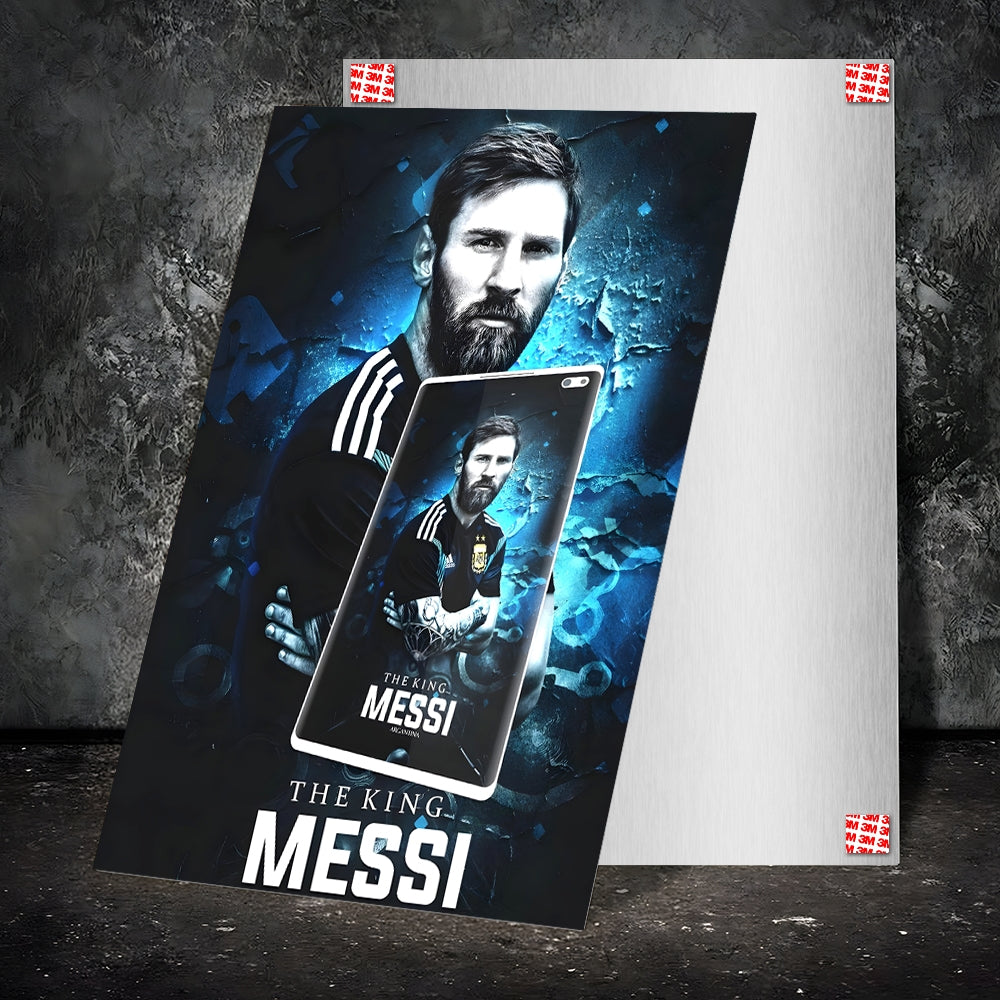 Metal Poster - Footballer Lionel Messi LM02 Mobile Case by CoverMeUp - Style 2