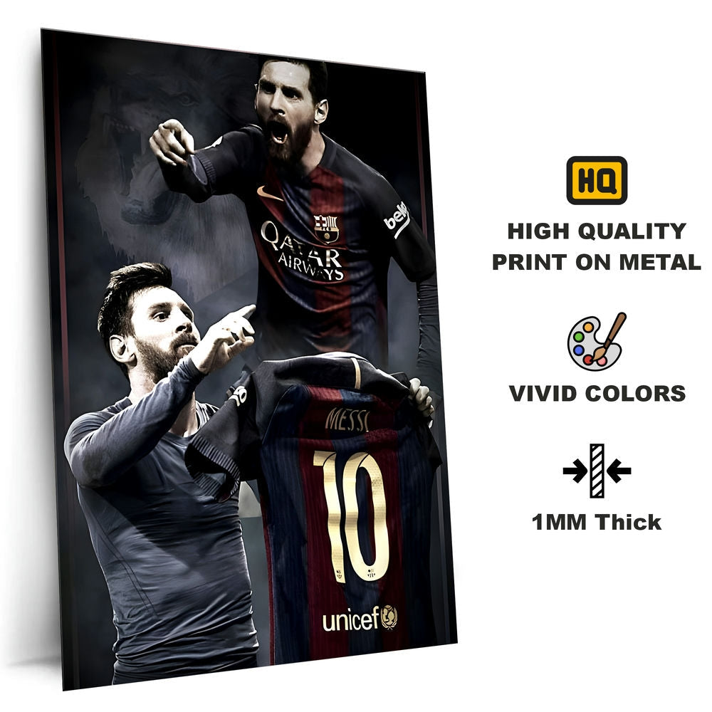 Metal Poster - Footballer Lionel Messi LM05 Mobile Case by CoverMeUp - Style 4
