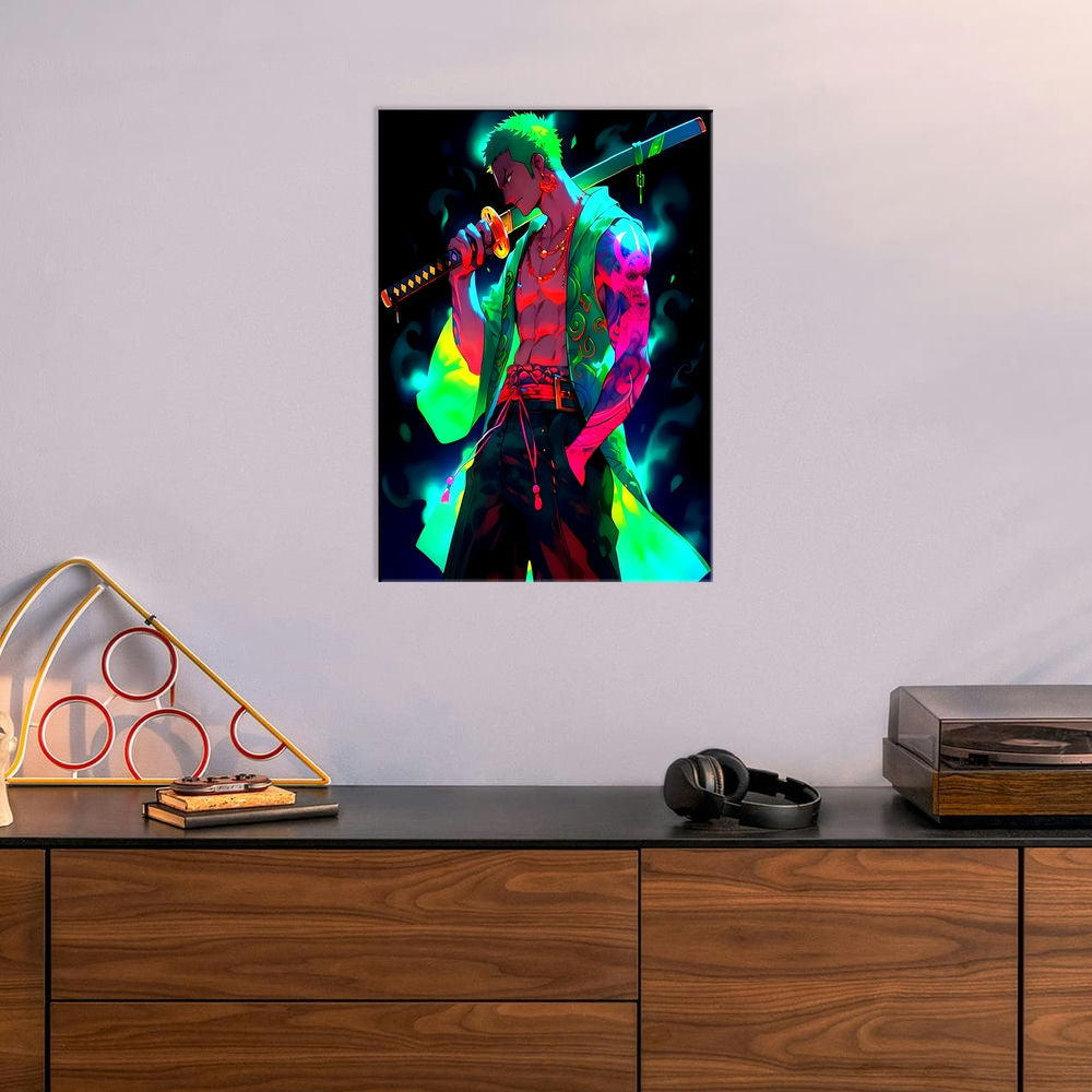 Metal Poster - One Piece Roronoa Zoro OP50 Mobile Case by CoverMeUp - Style 6
