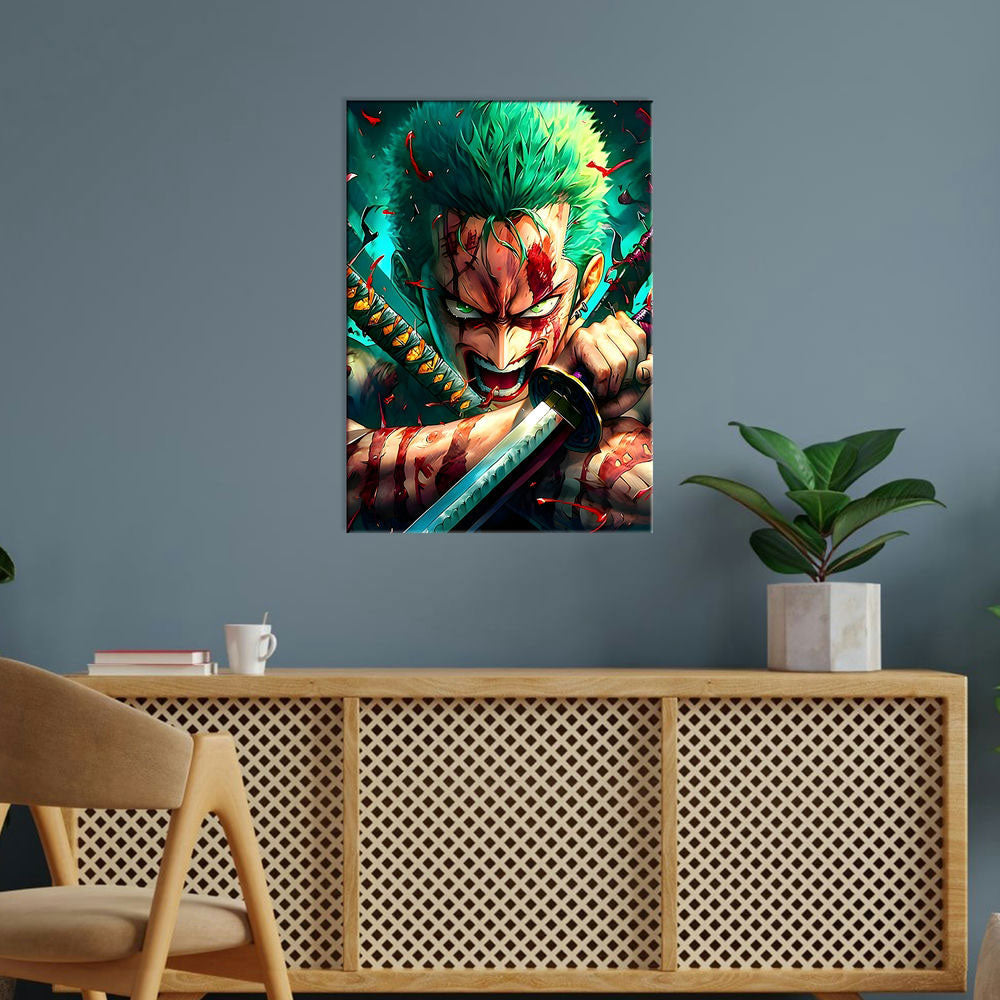 Metal Poster - One Piece Roronoa Zoro OP21 Mobile Case by CoverMeUp - Style 5