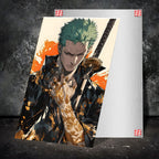 Metal Poster - One Piece Roronoa Zoro OP33 Mobile Case by CoverMeUp - Style 2