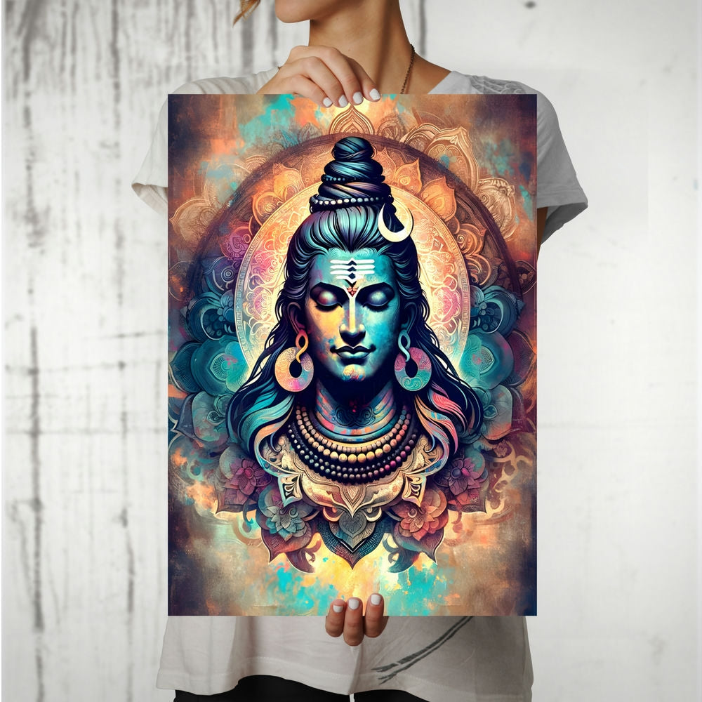 Metal Poster - Lord Shiva LS17 Mobile Case by CoverMeUp - Style 8