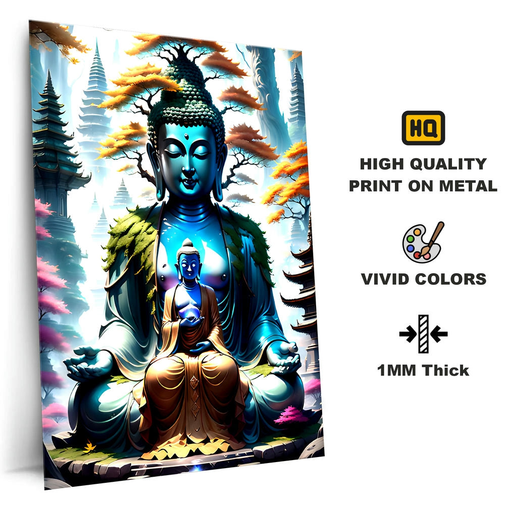 Metal Poster - Lord Buddha LB24 Mobile Case by CoverMeUp - Style 4