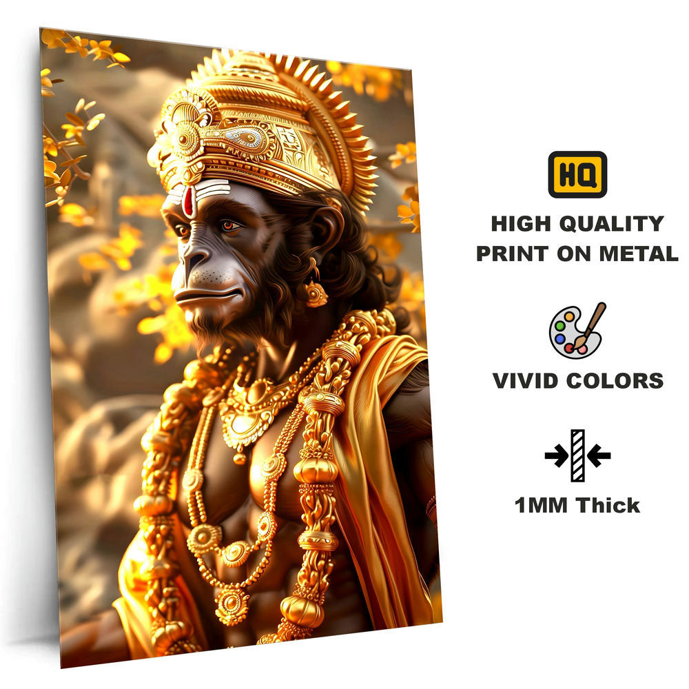 Metal Poster - Lord Hanuman LH01 Mobile Case by CoverMeUp - Style 4